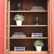 Load image into Gallery viewer, x SOLD Antique French Walnut Bookcase or Two-door China or Display Cabinet Cupboard. B11958