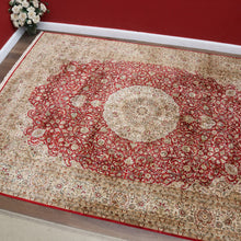 Load image into Gallery viewer, Large Handmade Hali Silk Kashan Rug by Hali Exclusive Handmade Rugs. B13131