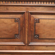 Load image into Gallery viewer, x SOLD Antique French Walnut Double Bed, including Side Rails, Slats, Headboard, and Foot. B11533