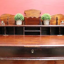 Load image into Gallery viewer, x SOLD Antique Australian Cedar Office Desk, Stationery Desk, Writing Slope Desk B11511