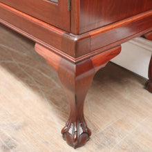 Load image into Gallery viewer, x SOLD Antique Bell Bros, Australian Cedar Two-Door China Cabinet or Display Cupboard. B11759