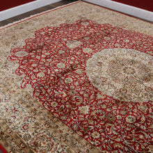 Load image into Gallery viewer, Large Handmade Hali Silk Kashan Rug by Hali Exclusive Handmade Rugs. B13131