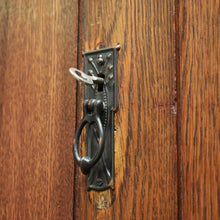 Load image into Gallery viewer, x SOLD Antique English Oak Two-Door Wardrobe, Gentleman's Cabinet, Campaign Handle Clock Cupboard. B11967