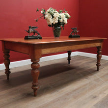 Load image into Gallery viewer, x SOLD Antique Australian Cedar Refectory Table, Dining Table, Kitchen Table B11295