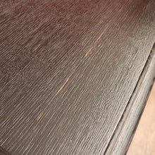 Load image into Gallery viewer, x SOLD Antique French Oak Two-Door Sideboard, Hall Cabinet, French Black. B12053