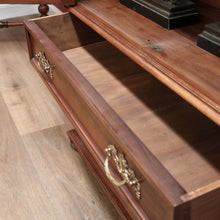 Load image into Gallery viewer, x SOLD Antique French Walnut China Cabinet or Bookcase with 3 Drawers to the Base. B11903