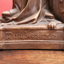 Load image into Gallery viewer, x SOLD Antique French Statue Madonna and Child, Mary and Baby Jesus, Lion, Gargoyle. B11724