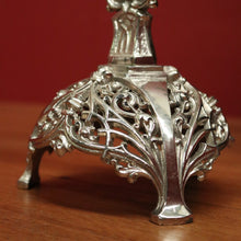 Load image into Gallery viewer, x SOLD Antique French Crucifix, Silver Plate Home Worship Christ on Cross. Religion. B11397