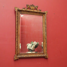 Load image into Gallery viewer, x SOLD Antique French Wall Mirror, Country Farmhouse French Pine Bevelled Edge Hall Mantel Mirror. B11636
