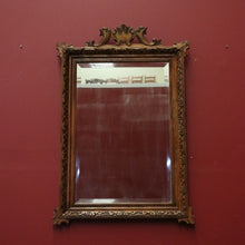 Load image into Gallery viewer, x SOLD Antique French Wall Mirror, Country Farmhouse French Pine Bevelled Edge Hall Mantel Mirror. B11636