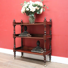 Load image into Gallery viewer, x SOLD Antique Australian Cedar Three-Tier Dumb Waiter, Server, Servery Sideboard or Table B11756