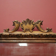 Load image into Gallery viewer, x SOLD Antique French Wall Mirror, Country Farmhouse French Pine Bevelled Edge Hall Mantel Mirror. B11636