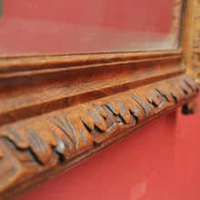 Load image into Gallery viewer, x SOLD Antique French Wall Mirror, Country Farmhouse French Pine Bevelled Edge Hall Mantel Mirror. B11636