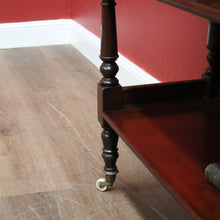 Load image into Gallery viewer, x SOLD Antique Australian Cedar Three-Tier Dumb Waiter, Server, Servery Sideboard or Table B11756