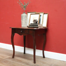Load image into Gallery viewer, x SOLD Antique French Country Farmhouse Single Drawer Hall or Lamp Table. B11719