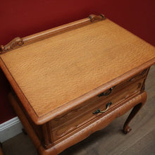 Load image into Gallery viewer, x SOLD A Pair of Antique French Lamp Side Tables or 2 Drawer Bedside Tables. B11804