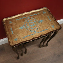 Load image into Gallery viewer, x SOLD Nest of Tables, 3 Italian Florentine Side Tables, Lamp Tables, Stackable Tables, or Nesting Table. B11520
