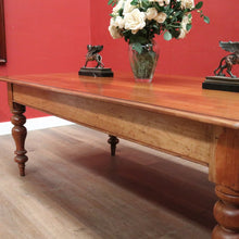 Load image into Gallery viewer, x SOLD Antique Australian Cedar Refectory Table, Dining Table, Kitchen Table B11295