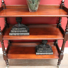 Load image into Gallery viewer, x SOLD Antique Australian Cedar Three-Tier Dumb Waiter, Server, Servery Sideboard or Table B11756