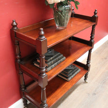 Load image into Gallery viewer, x SOLD Antique Australian Cedar Three-Tier Dumb Waiter, Server, Servery Sideboard or Table B11756