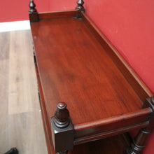 Load image into Gallery viewer, x SOLD Antique Australian Cedar Three-Tier Dumb Waiter, Server, Servery Sideboard or Table B11756