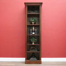 Load image into Gallery viewer, x SOLD Tall and Narrow go-anywhere Vintage French Bookcase, Display Cabinet, Cupboard. B11940