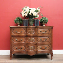 Load image into Gallery viewer, x SOLD Antique French Chest of Drawers or Hall or Entry Cabinet or Chest, Brass Handles. B12052
