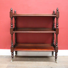 Load image into Gallery viewer, x SOLD Antique Australian Cedar Three-Tier Dumb Waiter, Server, Servery Sideboard or Table B11756