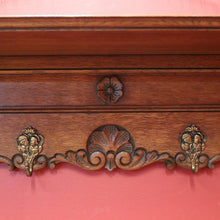 Load image into Gallery viewer, x SOLD French Coat Rack, Eight Brass Hook Scarf, Hat, umbrella Wall Hanging Rack with a Shelf. B11673