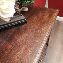 Load image into Gallery viewer, x SOLD Antique French Oak Sideboard, Three Door, Three Drawer Gothic Sideboard, Hall Cabinet. B11476