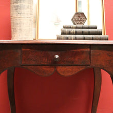 Load image into Gallery viewer, x SOLD Antique French Country Farmhouse Single Drawer Hall or Lamp Table. B11719