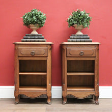Load image into Gallery viewer, x SOLD A Pair of French Bedside Cabinets or Lamp Tables, Open Fronted Side Tables. B11962