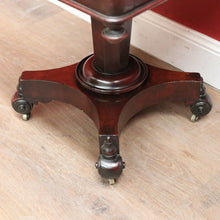 Load image into Gallery viewer, Antique English Mahogany Jewellery or Coin Table, Side or Lamp Table, Games or Card Table B11983