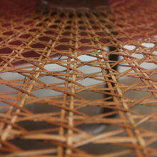 Load image into Gallery viewer, x SOLD Antique French Oak, Cane and Glass Top Table, Round Coffee Table with Scalloped Apron B11452