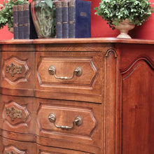 Load image into Gallery viewer, x SOLD Antique French Chest of Drawers or Hall or Entry Cabinet or Chest, Brass Handles. B12052