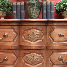 Load image into Gallery viewer, x SOLD Antique French Chest of Drawers or Hall or Entry Cabinet or Chest, Brass Handles. B12052