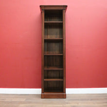 Load image into Gallery viewer, x SOLD Tall and Narrow go-anywhere Vintage French Bookcase, Display Cabinet, Cupboard. B11940
