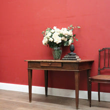 Load image into Gallery viewer, x SOLD Antique French Oak Farmhouse Kneading or Dough Table or Single drawer Side Table. B11451