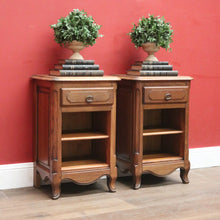 Load image into Gallery viewer, x SOLD A Pair of French Bedside Cabinets or Lamp Tables, Open Fronted Side Tables. B11962