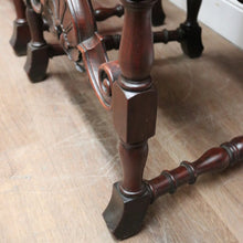 Load image into Gallery viewer, x SOLD Pair of Antique Hall Chairs, French Walnut and Fabric Library Chairs or Armchairs. B11433