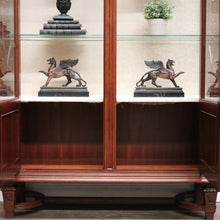 Load image into Gallery viewer, x SOLD Antique French Rosewood China Cabinet or Two door Bookcase, Glass Shelves B11530