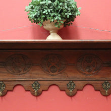Load image into Gallery viewer, x SOLD French Provincial Vintage Coat Rack with Brass Hooks for Coats and Hats. B11805