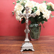Load image into Gallery viewer, x SOLD French Crucifix or Sideboard, Table top Cross, Home Worship Jesus on the Cross. B11725
