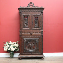 Load image into Gallery viewer, x SOLD Antique French Brittany Hall Cabinet, Drinks Cupboard, Pantry or Storage Chest B11504