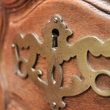 Load image into Gallery viewer, x SOLD Antique French Chest of Drawers or Hall or Entry Cabinet or Chest, Brass Handles. B12052