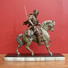 Load image into Gallery viewer, x SOLD 1940 Edition of Emile Guillemin's 'Arab Rider' Carrying Wild Game, Bronze Statue. B11301