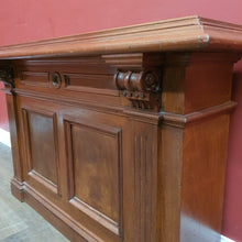 Load image into Gallery viewer, x SOLD Antique Australian Cedar Shop Counter, or Small Home Bar with a storage Shelf. B12177