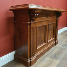 Load image into Gallery viewer, x SOLD Antique Australian Cedar Shop Counter, or Small Home Bar with a storage Shelf. B12177