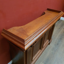 Load image into Gallery viewer, x SOLD Antique Australian Cedar Shop Counter, or Small Home Bar with a storage Shelf. B12177
