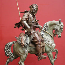 Load image into Gallery viewer, x SOLD 1940 Edition of Emile Guillemin's 'Arab Rider' Carrying Wild Game, Bronze Statue. B11301